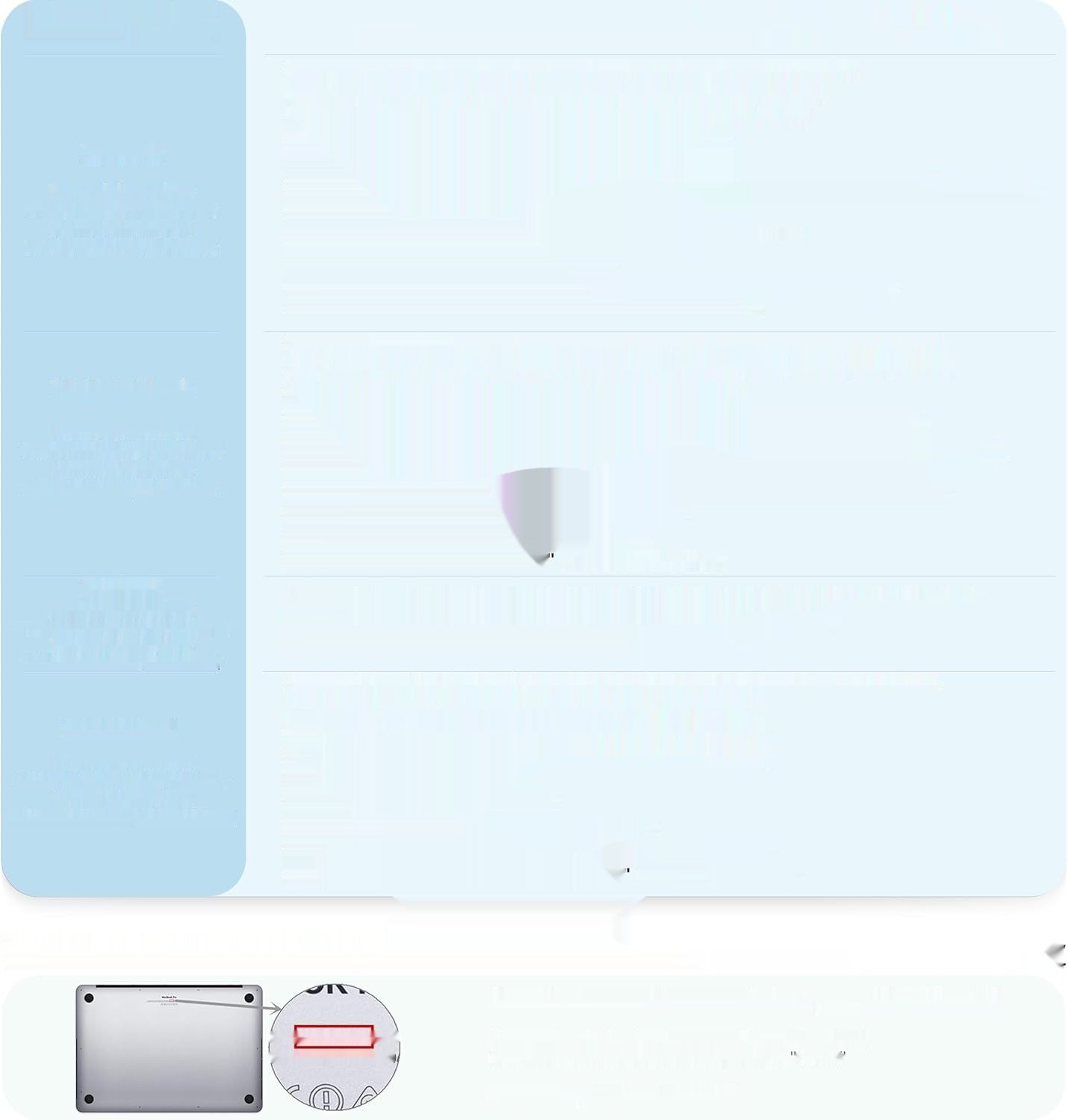 HYZUO Etui na laptopa 13&quot;, kompatybilna z MacBook Air/Pro, iPad Pro 12,9.