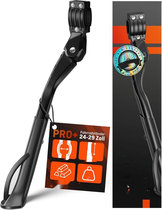 HENMI Stojak rowerowy 24-29 cali, Pro Max 45 kg, Regulowany, Stabilny