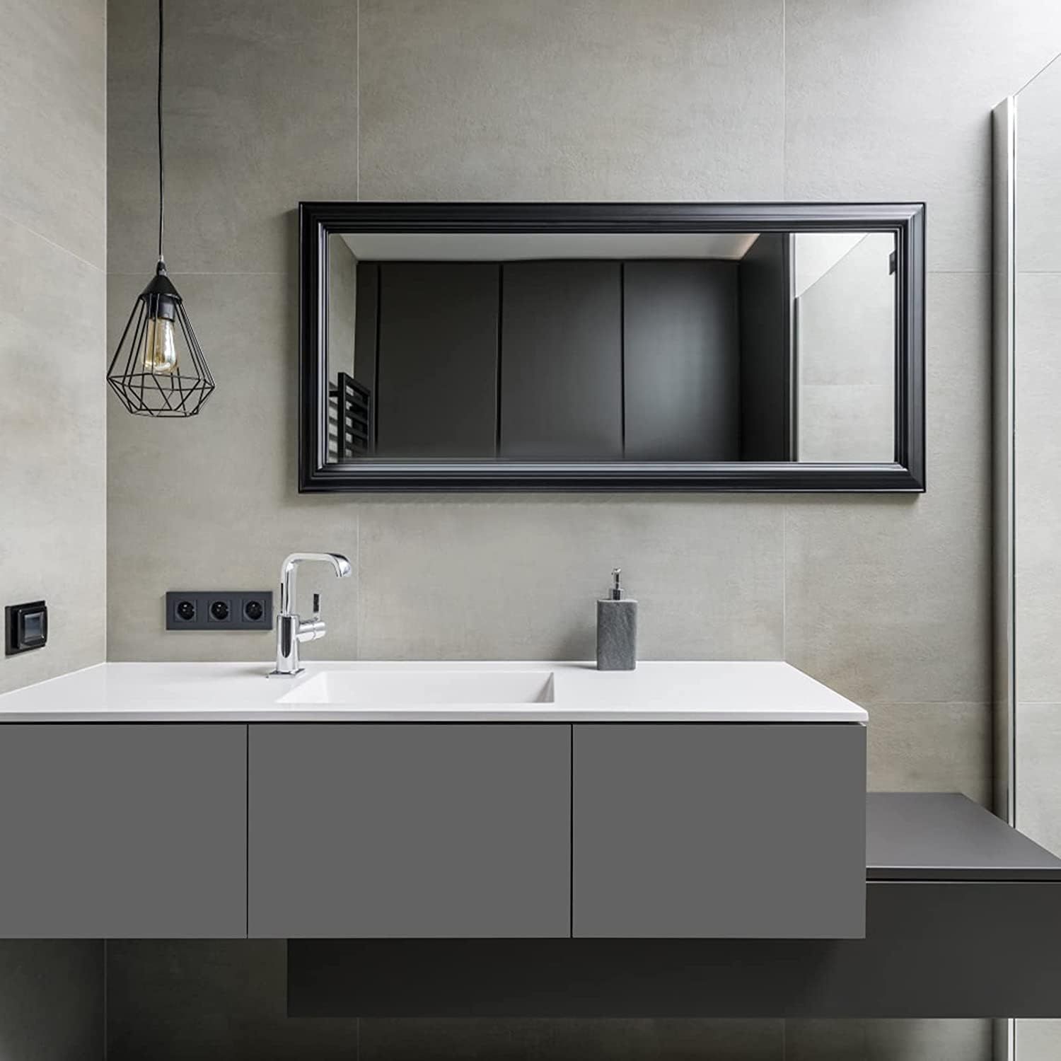 Hode Szara Folia Samoprzylepna do Mebli Matowa 90 x 600 cm