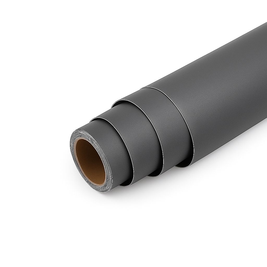 Hode Szara Folia Samoprzylepna do Mebli Matowa 90 x 600 cm