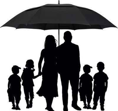 G4Free Duży Parasol Golfowy Automatyczny z Podwójnym Baldachimem