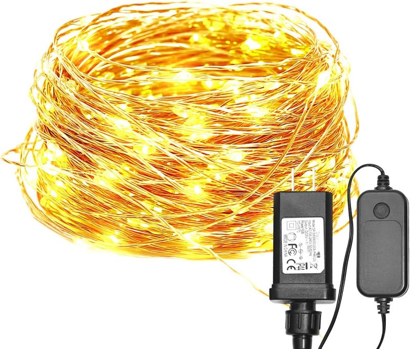 ALED LIGHT 32m Wodoodporne IP44 8 Trybów Ciepłe Białe Światełka