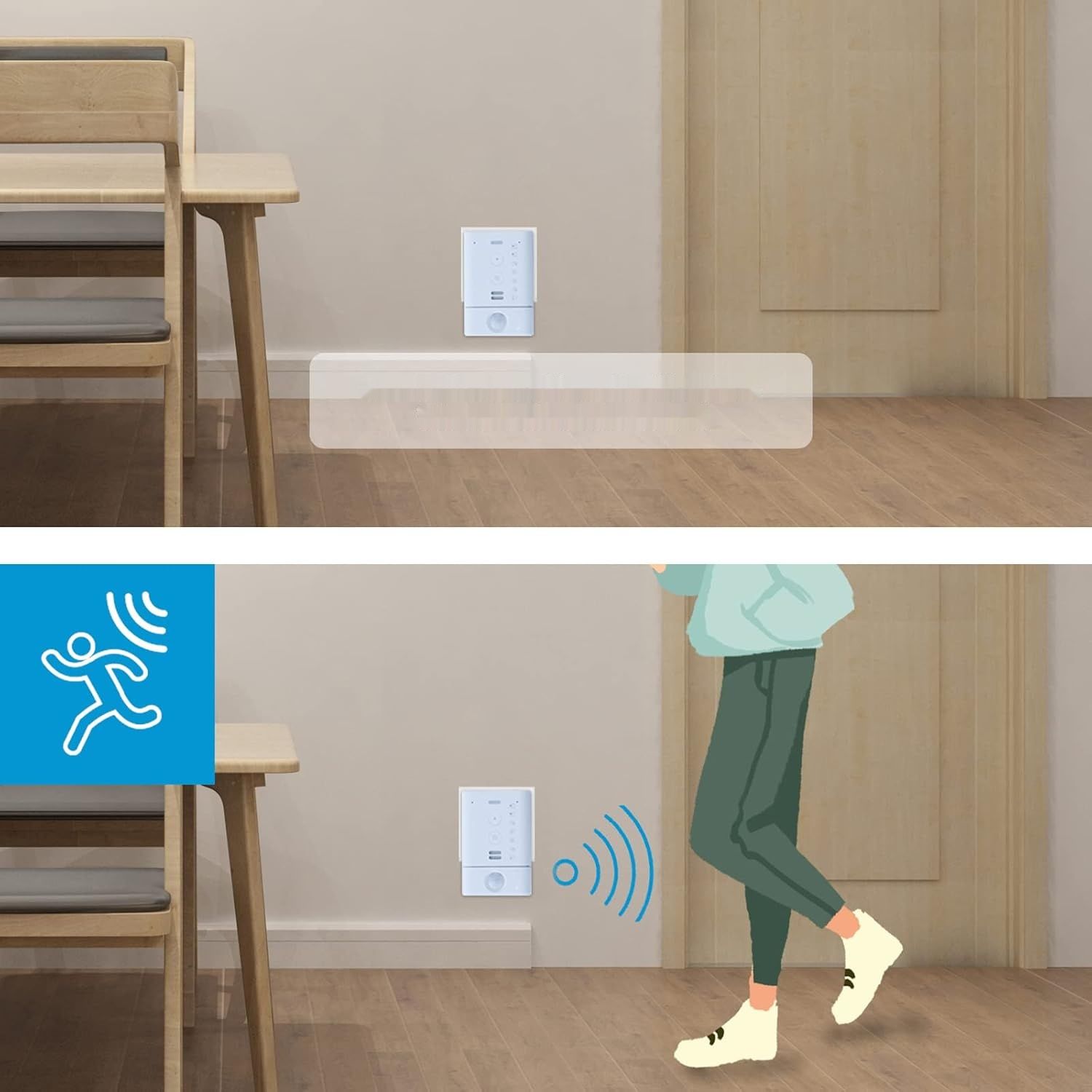 THIRDREALITY USB Czujnik Ruchu dla Echo Flex, Regulowana Czułość
