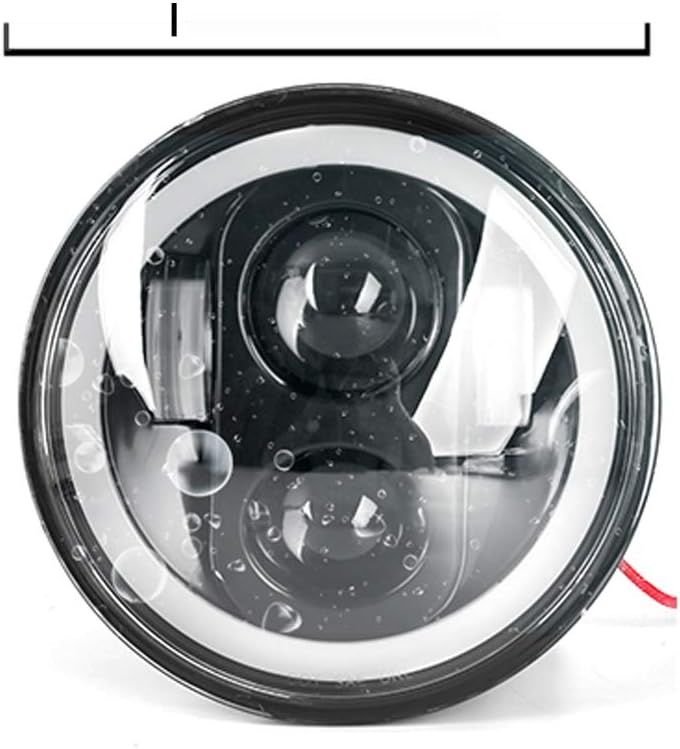 Angel Eye Reflektor do motocykla LED 5,75&#39;&#39;, biały, wodoodporny
