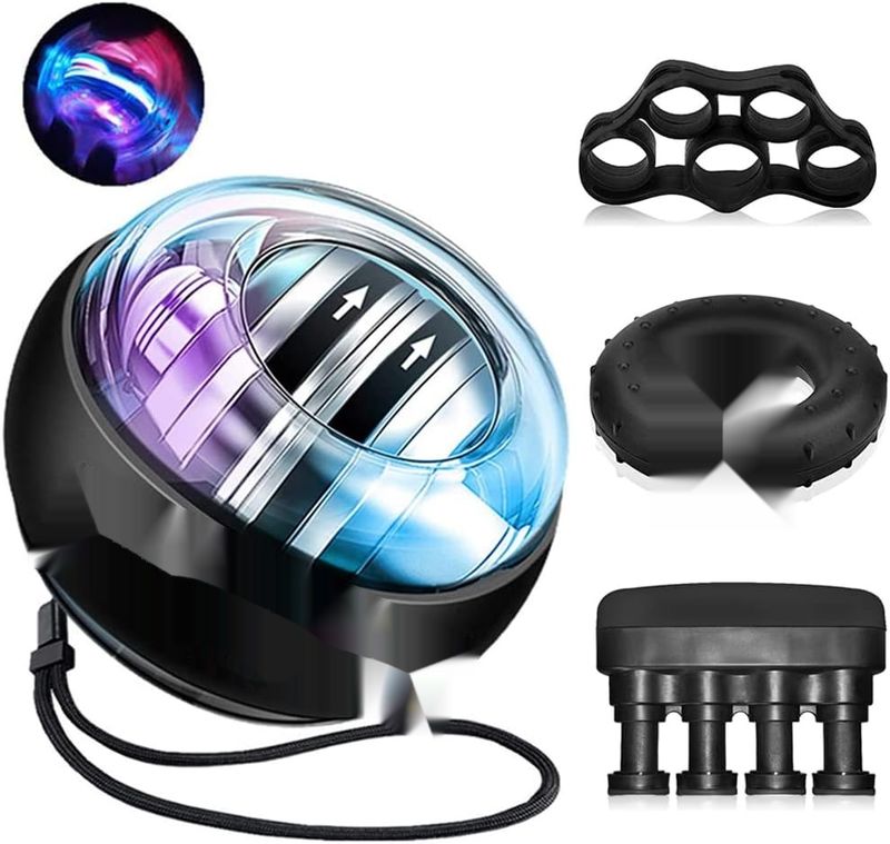 MUMUWIND Piłka nadgarstkowa, autostart gyroball, trening LED