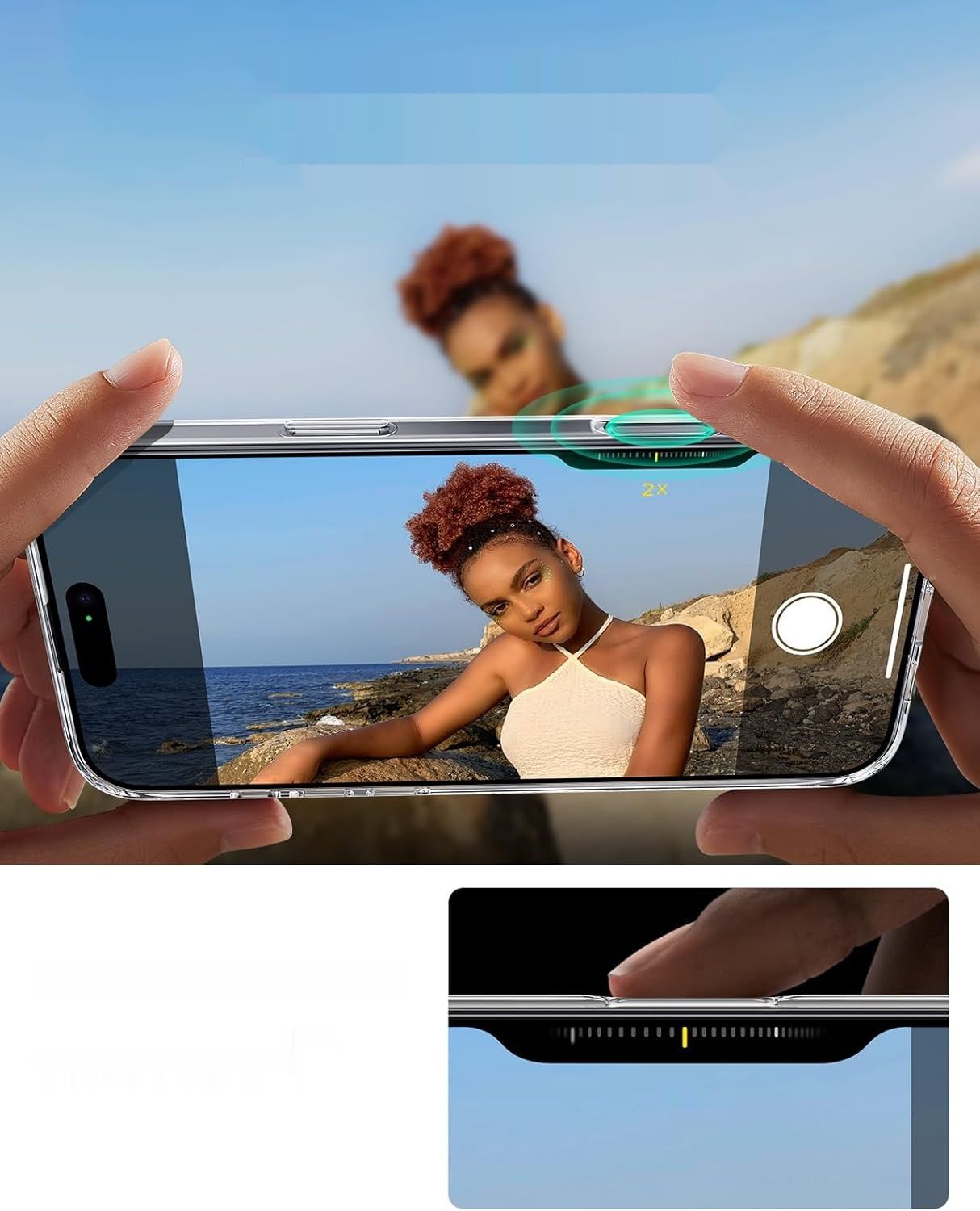 ESR Etui iPhone 16 Pro Max, MagSafe, ochrona aparatu, przezroczyste