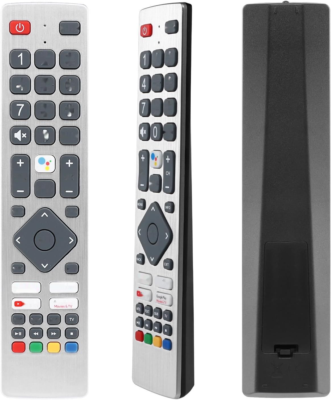 Pilot IR YiBiChin do Sharp Smart TV, 4 klawisze, bez ustawień, bez głosu.