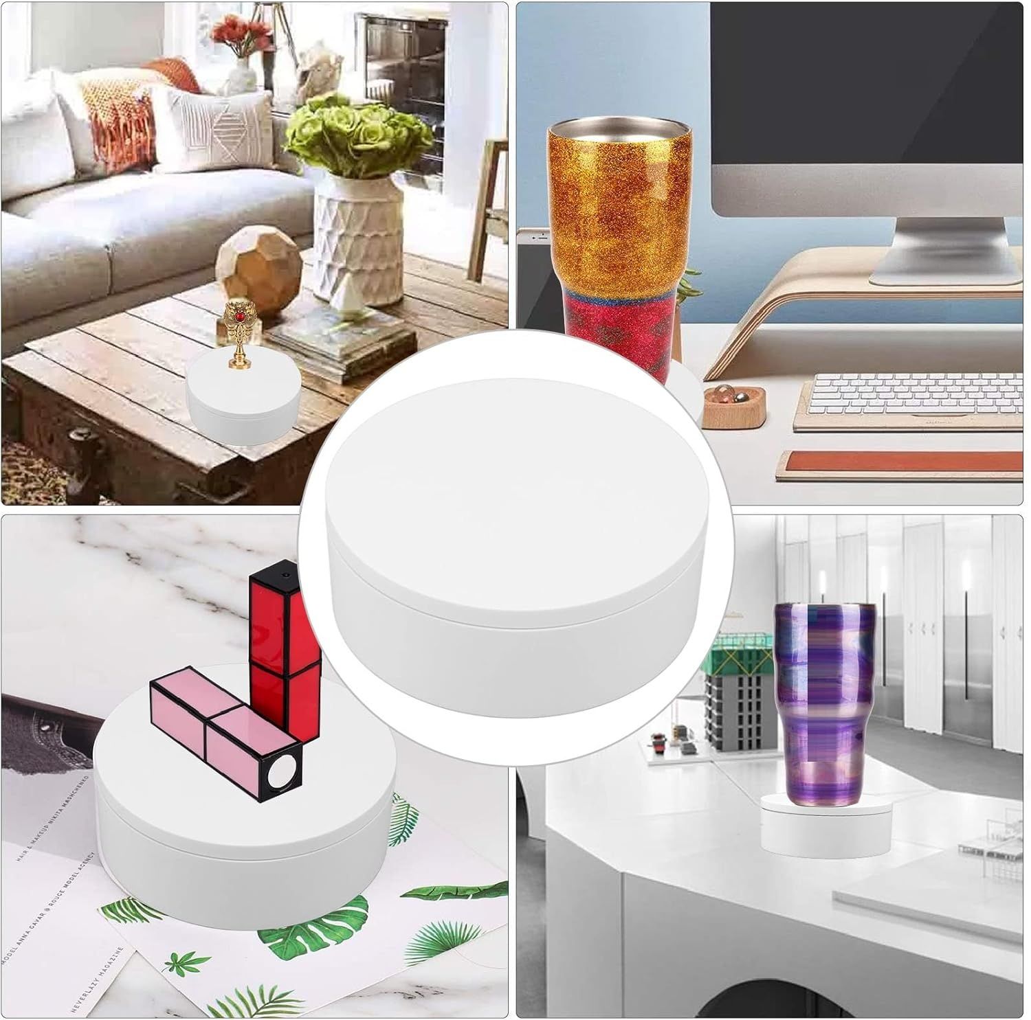 Zmotoryzowany Obrotowy Stojak Ekspozycyjny z Pilotem (13 cm / 5,1 cala)