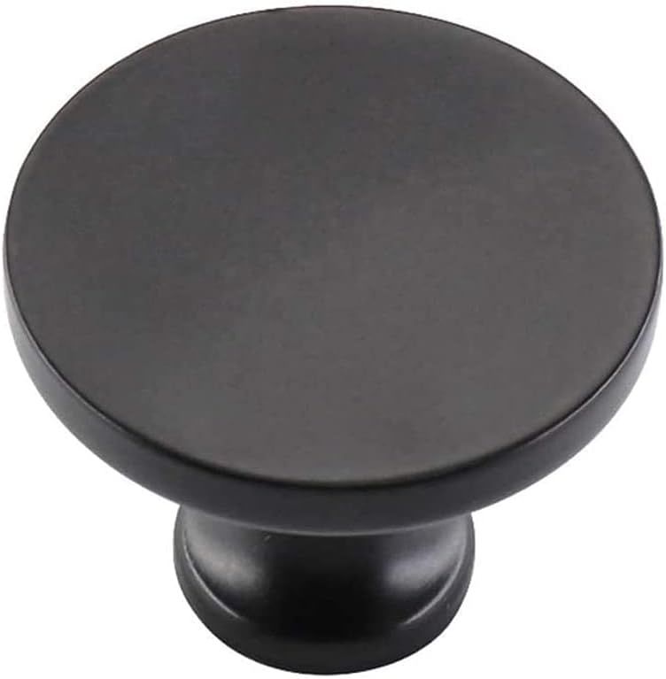 Goldenwarm 5 sztuk uchwytów kuchennych czarne, gałki Vintage LS9189BK.