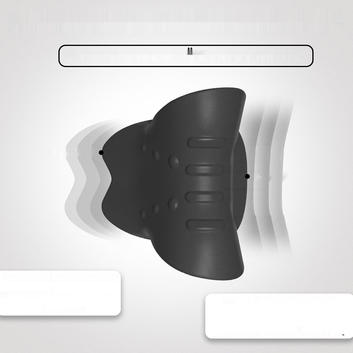 PODUSZKA TRAKCYJNA KARKU,KOREKTOR GARBU SZYI Z PUNKTEM MASAŻU GÓRNEJ CZĘŚCI