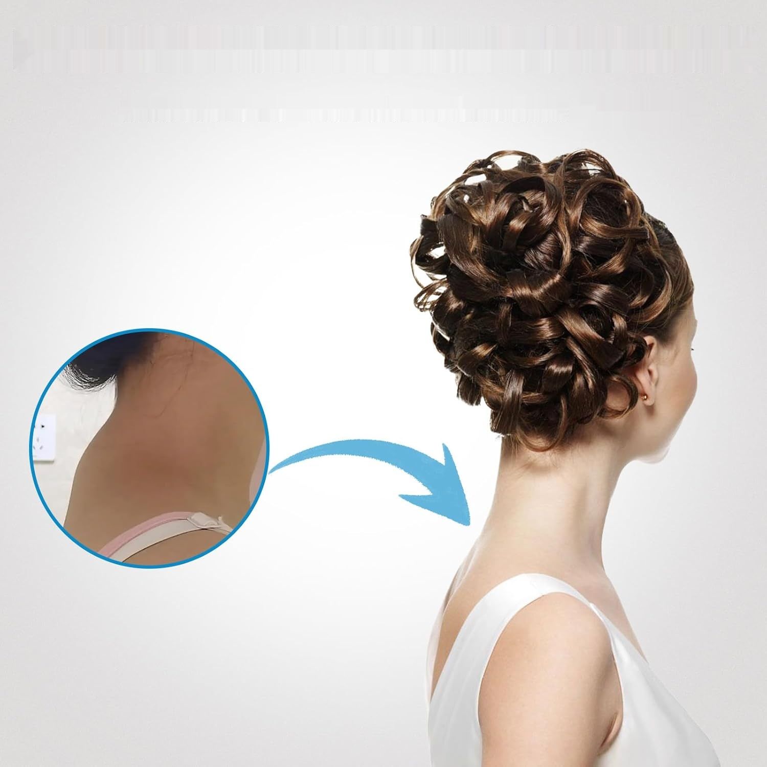 PODUSZKA TRAKCYJNA KARKU,KOREKTOR GARBU SZYI Z PUNKTEM MASAŻU GÓRNEJ CZĘŚCI