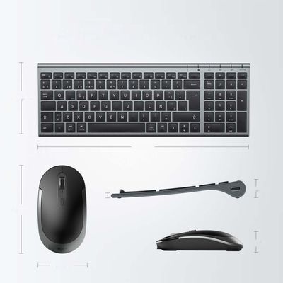 iClever GK03 Combo: bezprzewodowa klawiatura i mysz, układ QWERTY ESP.