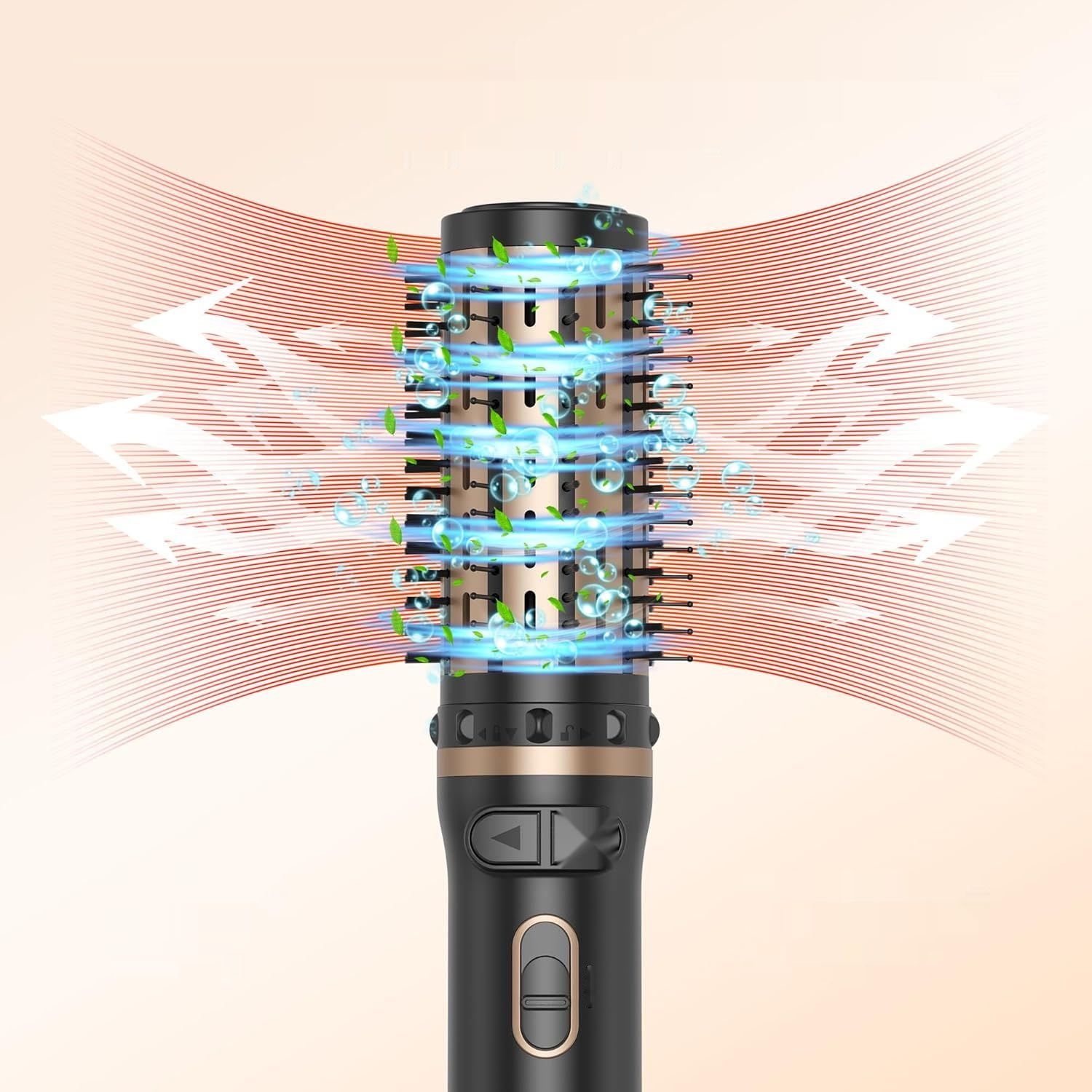 Obrotowa Szczotka do Włosów 3 w 1 z 2 szczotkami 38mm i 50mm