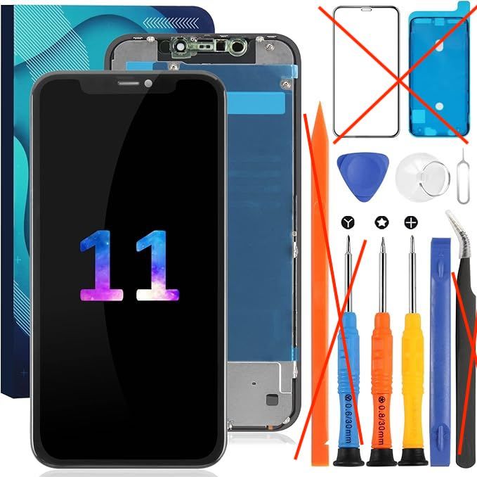 Dla iPhone 11 zamiennik ekranu dla iPhone 11 wyświetlacz LCD dotykowy