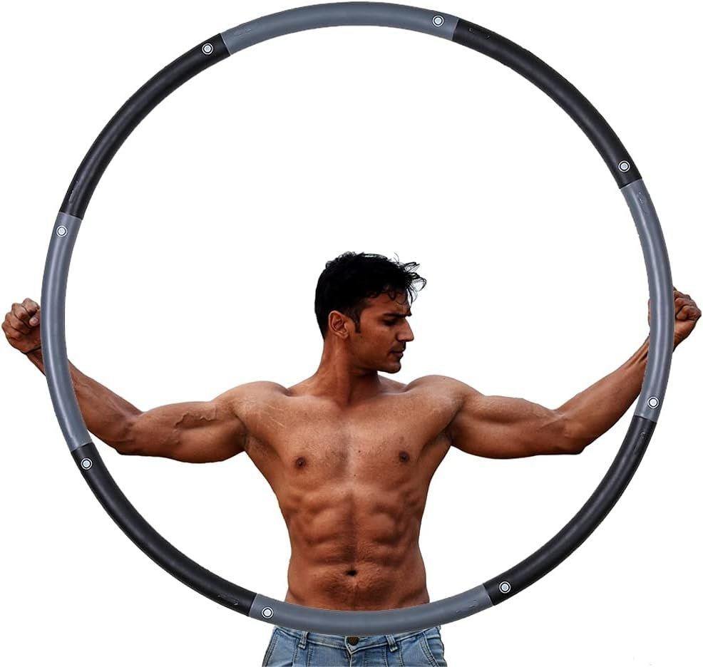 joofang 2,3 kg Hoola Hoop, 8 elementów, 100 cm obręcz, Fitness