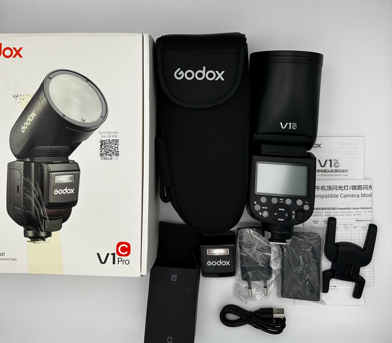 GODOX V1 Pro C 2.4G Lampa Błyskowa Speedlite do Aparatu Canon EOS