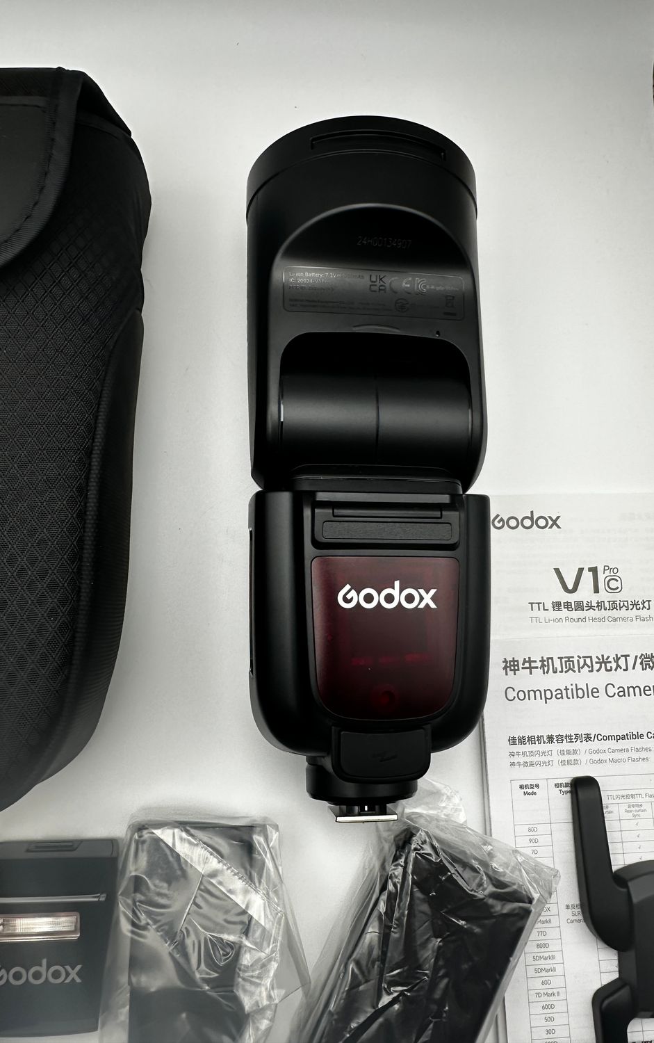 GODOX V1 Pro C 2.4G Lampa Błyskowa Speedlite do Aparatu Canon EOS