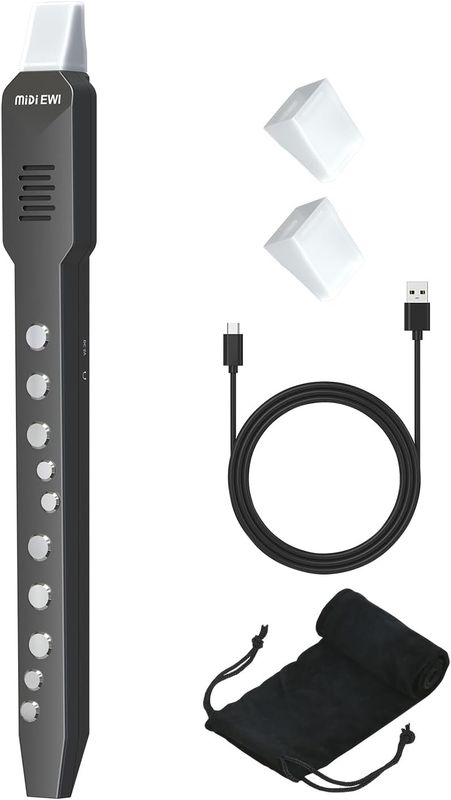 OYAYO Cyfrowy Instrument Dęty Elektryczny Czarny