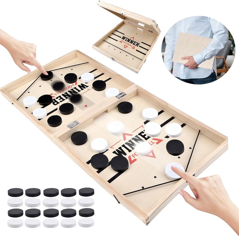 Gra Fast Sling Puck, Gra Planszowa Hokejowa Impreza Katapulta.