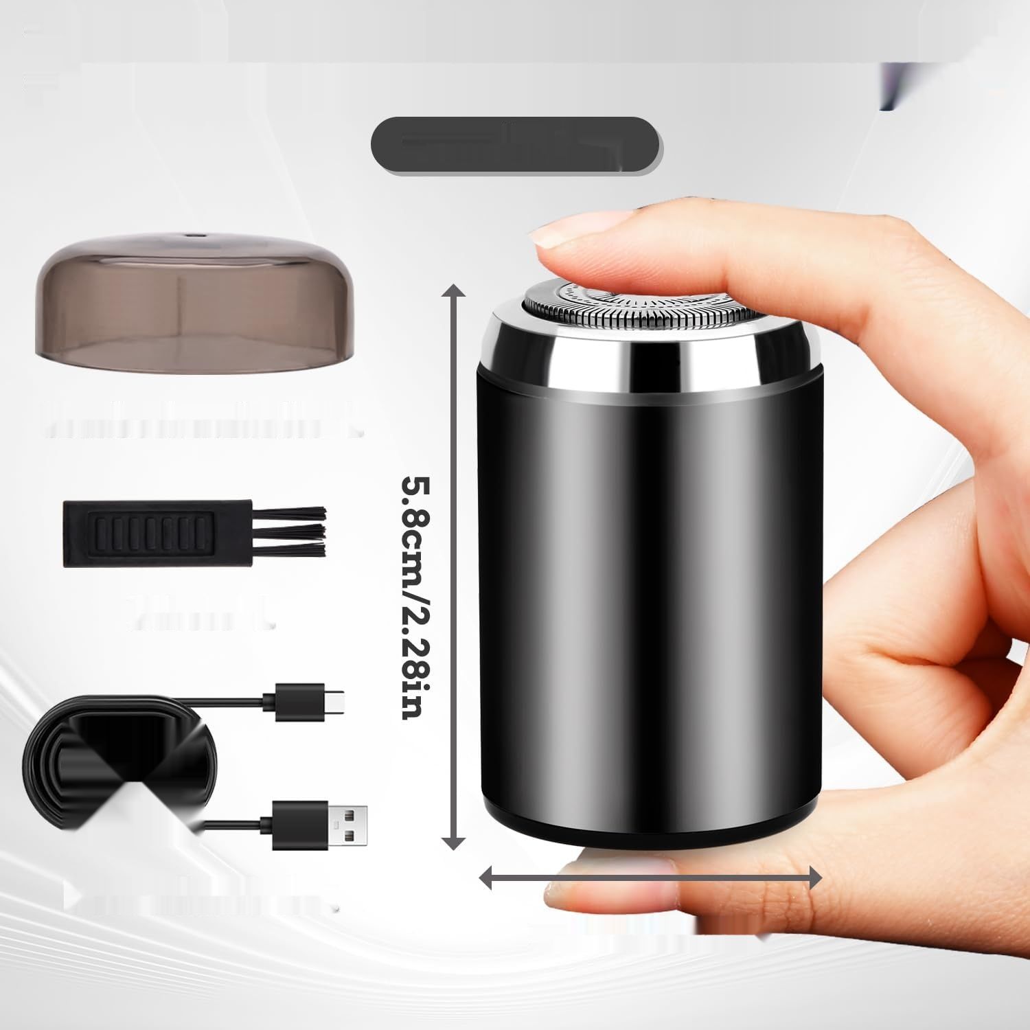Mini Golarka Elektryczna, USB Ładowalna Wodoodporna Golarka