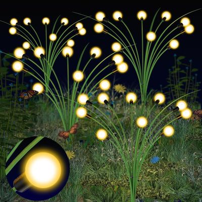 GCMacau Lampki Solarne na Zewnątrz, 20 LED Świetliki Lampki Solarne