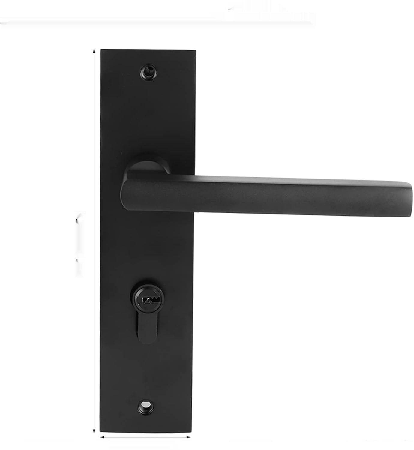 Zestaw zamka z klamką do drzwi Box Lock, komplet ze stopu aluminium.