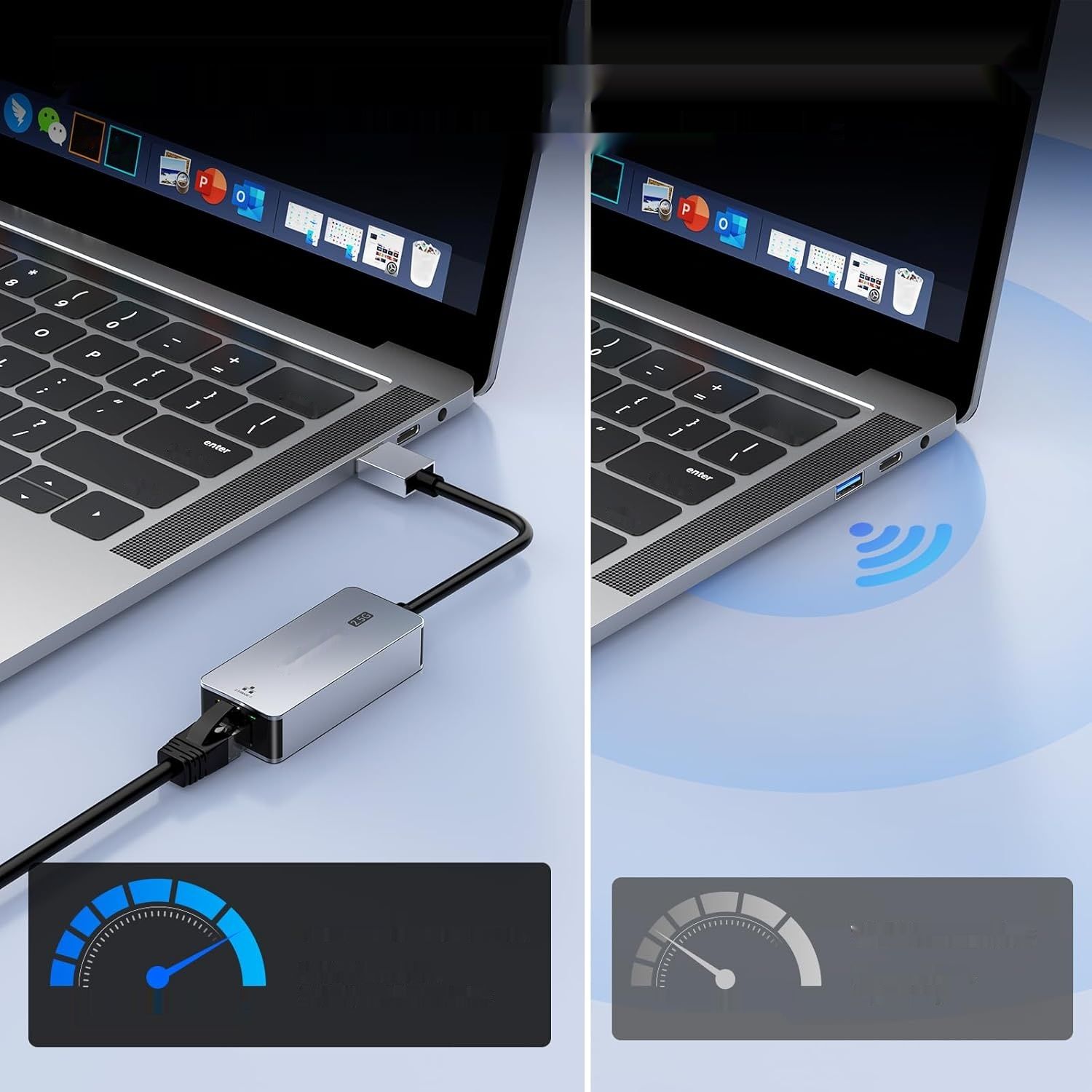 SODOLA USB 2.5 Gb LAN Adapter Ethernet USB 3.0 do RJ45 2500 Mbps