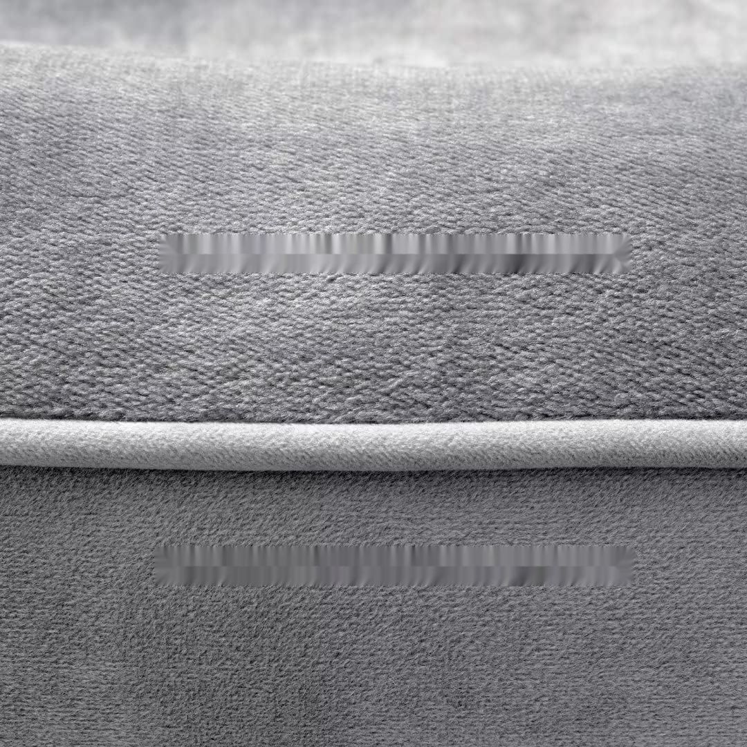 BEDSURE Ortopedyczne Łóżko dla Psa, Ergonomiczna Sofa, Szary