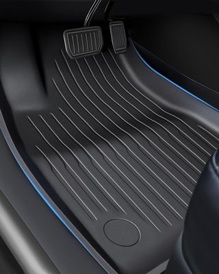 LANGBEAN Dywaniki do Tesla Model Y, TPE, antypoślizgowe, wodoodporne, czarne