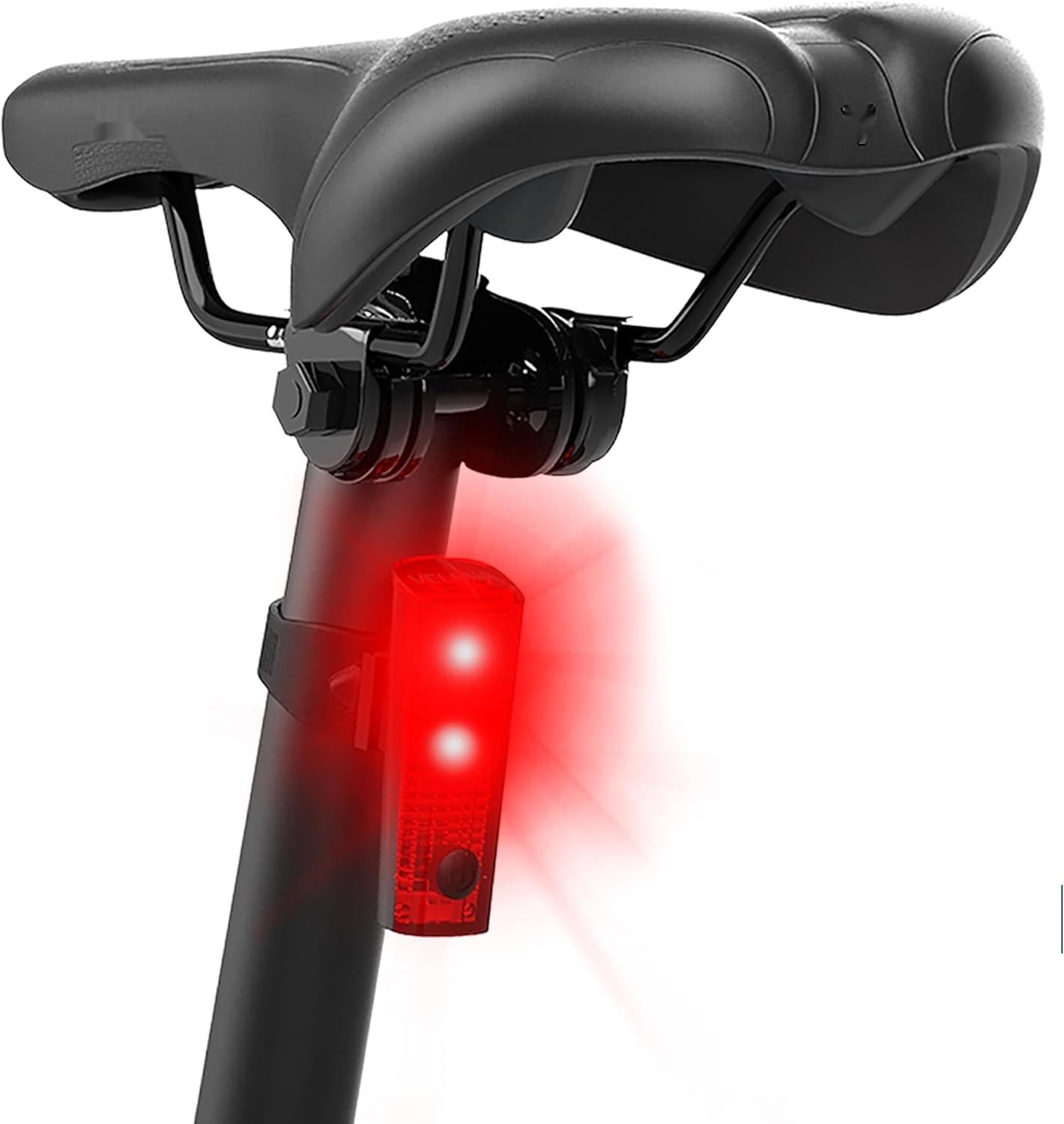 VELMIA Tylne Światło Rowerowe z Wskaźnikiem Hamowania, Zasilanie USB