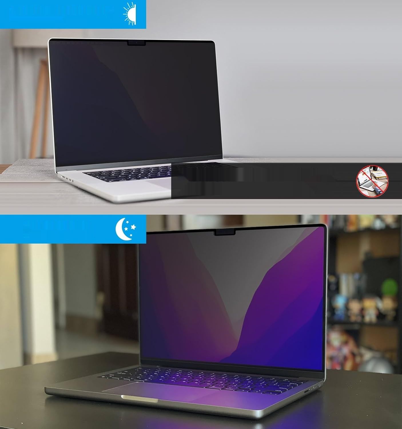 Magnetyczny filtr prywatności dla MacBooka Pro 16 cali (2021, M1 Pro)