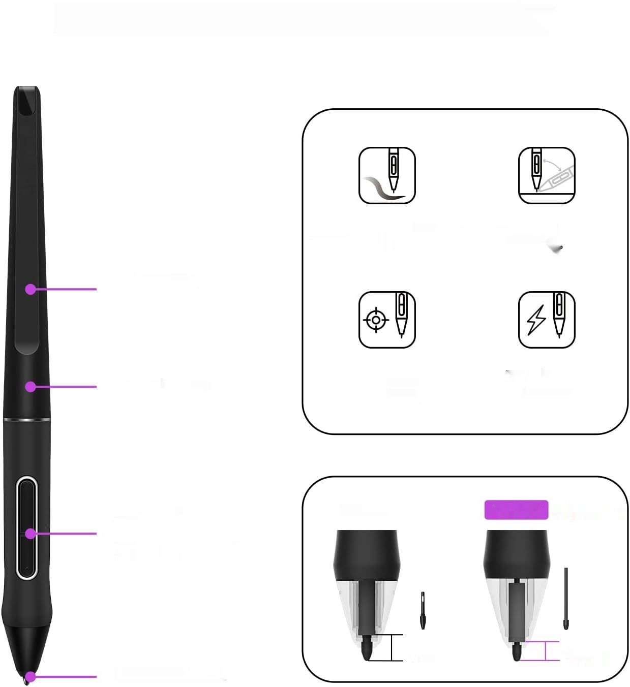 HUION Kamvas 16 Tablet Graficzny z Wyświetlaczem