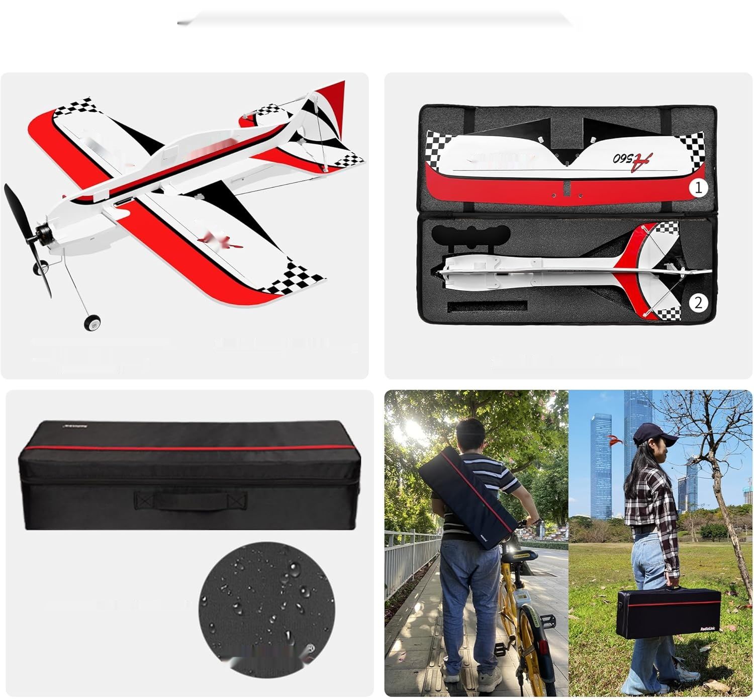 Radiolink A560 Plug &amp; Play (PNP) Samolot RC 3D o rozpiętości 580mm