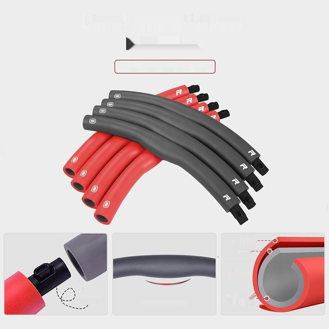 RHINOSPORT Hula Hoop do odchudzania, fitness, 8 części, regulowany (1,2 kg)