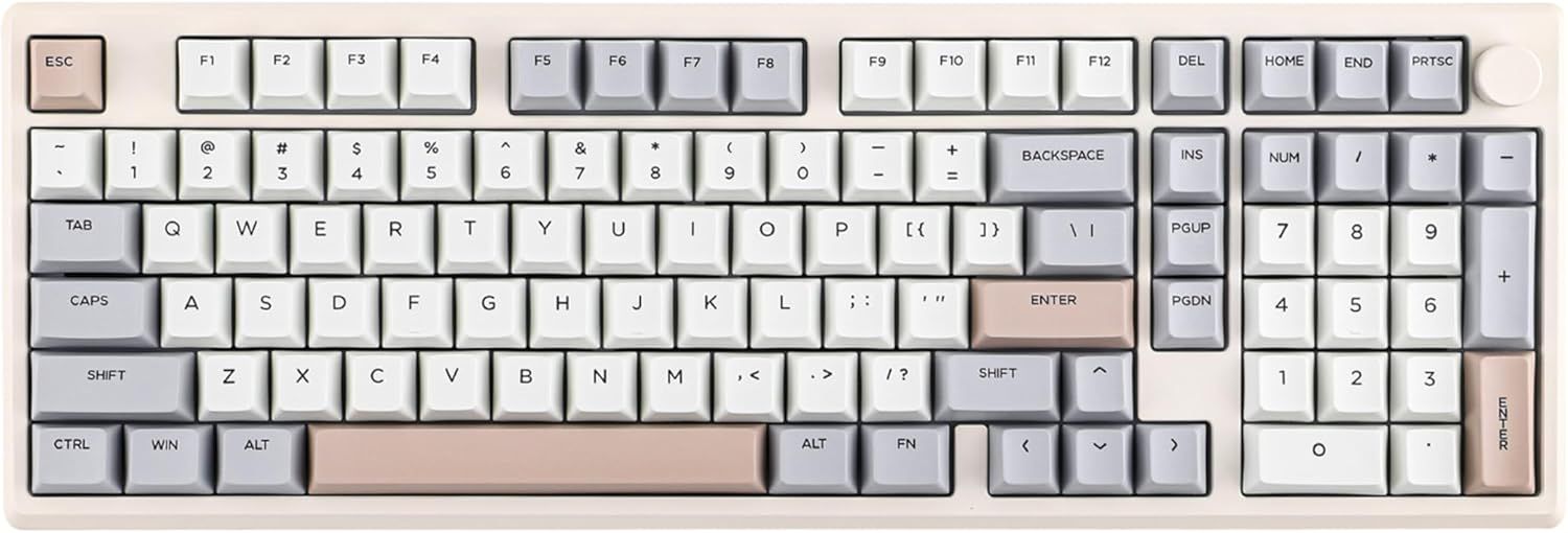 EPOMAKER Galaxy100 QMK/Via Aluminiowa Klawiatura Mechaniczna