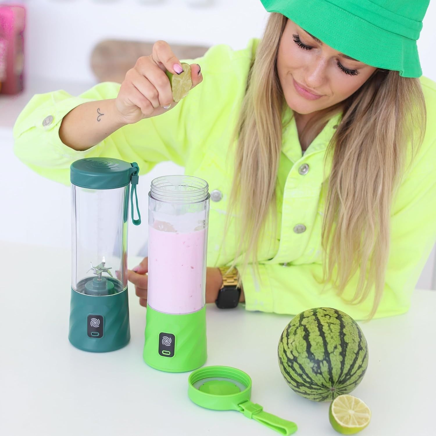 BlendyGo 3 Blender Smoothie Maker, Mikser, Mini Przenośny Blender USB