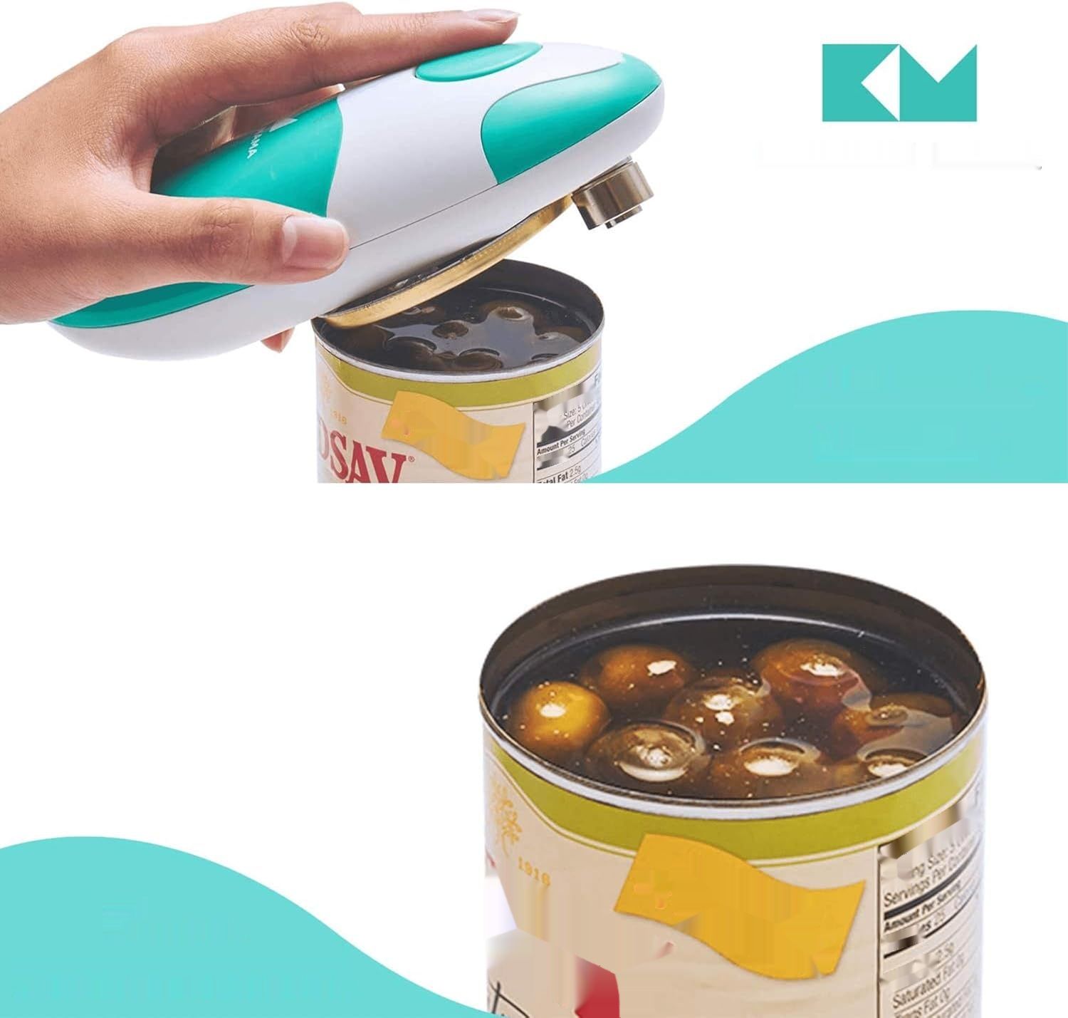 Elektryczny otwieracz do puszek Kitchen Mama