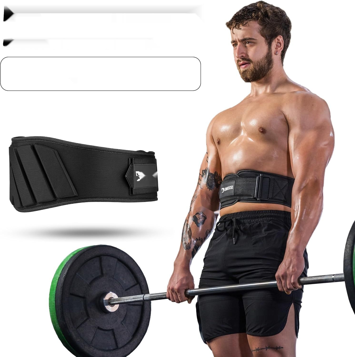 Pasek do podnoszenia ciężarów DMoose Fitness XL.
