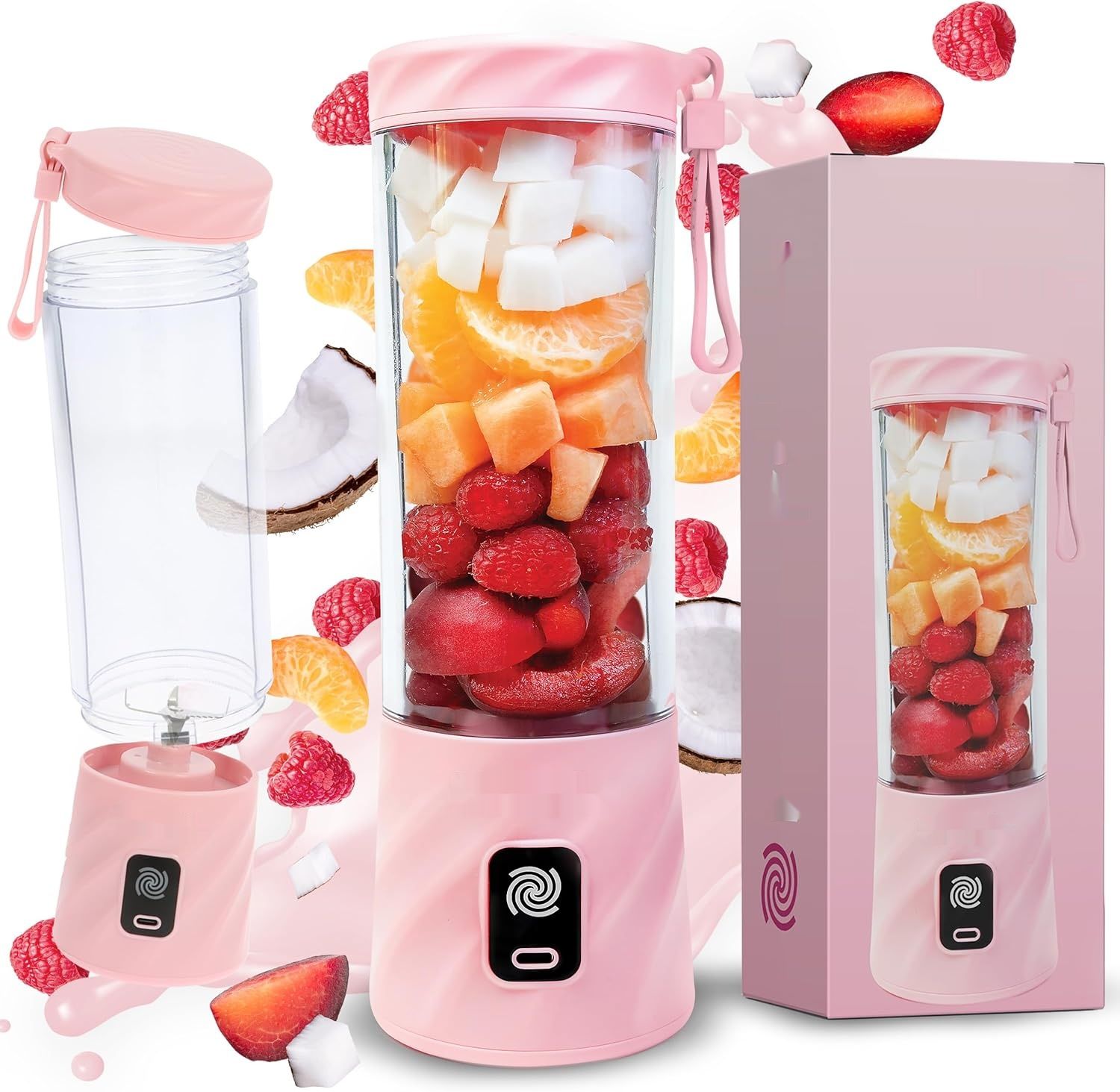 BlendyGo 3 Blender Smoothie Maker (Różowy)
