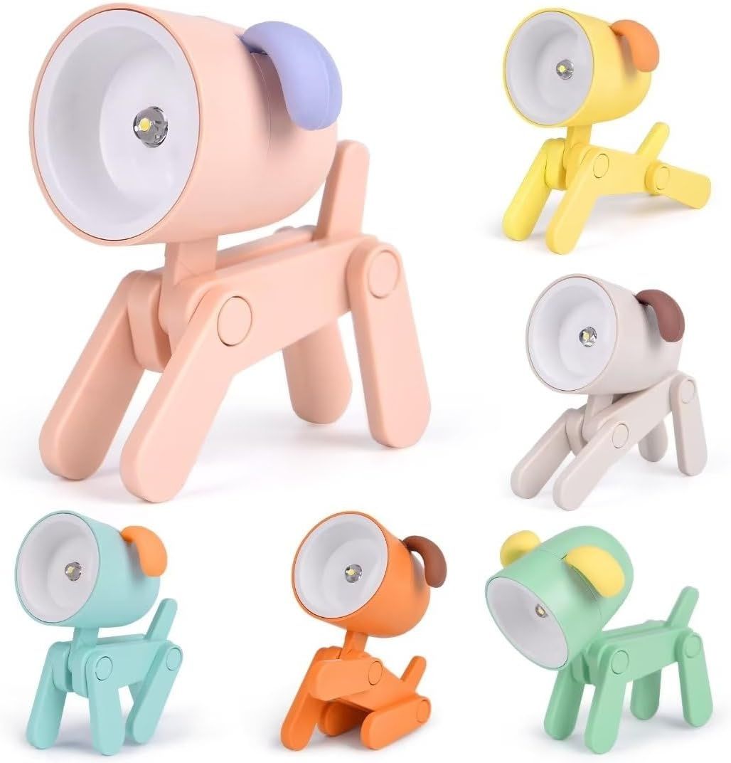 COLEESON Mini Lampka Nocna Kreskówkowa – 6 sztuk