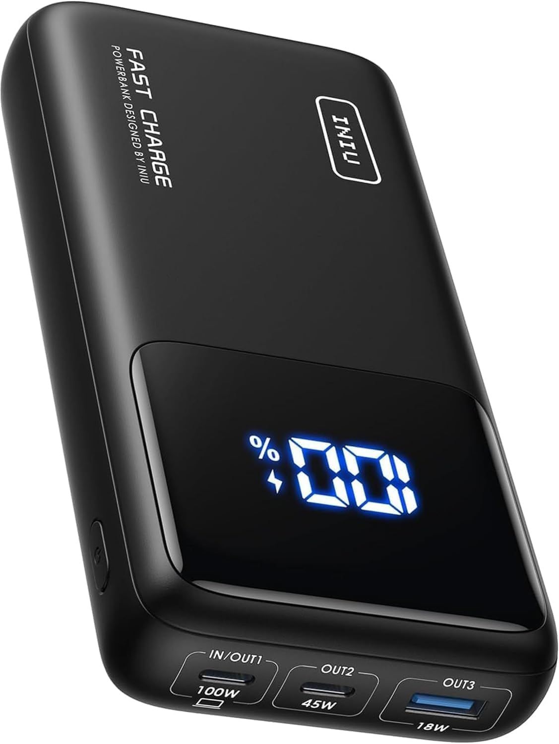 Bateria INIU 25000mAh 100W Power Bank Quick Charge USB C.
