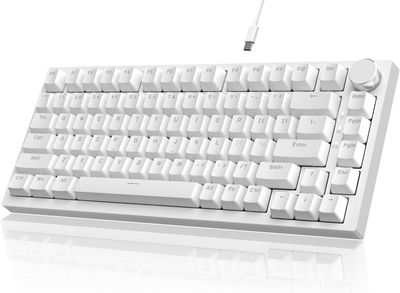 Ajazz AK820 Klawiatura Mechaniczna, 75% UKŁAD ANSI, 81 Klawiszy