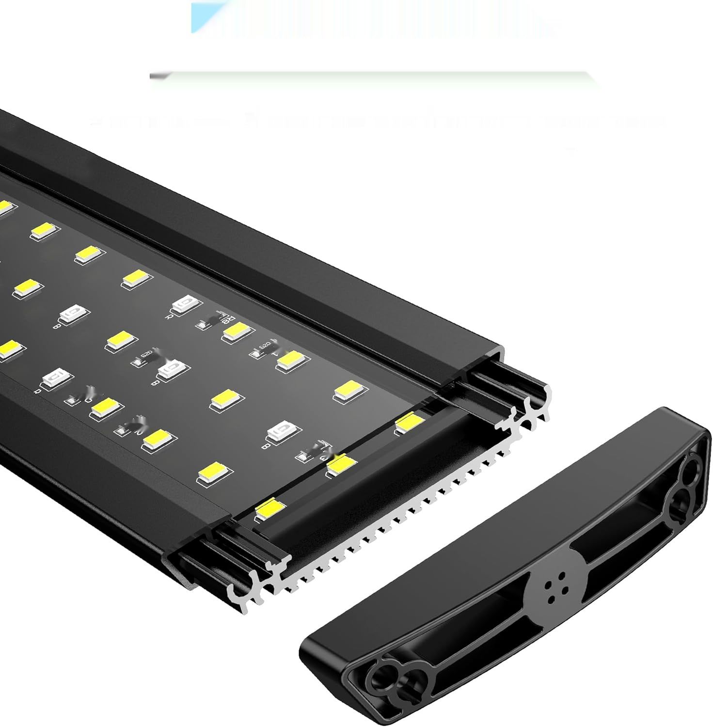 NICREW SlimLED Rośliny Oświetlenie Akwariowe, 58-75 cm, 16 W