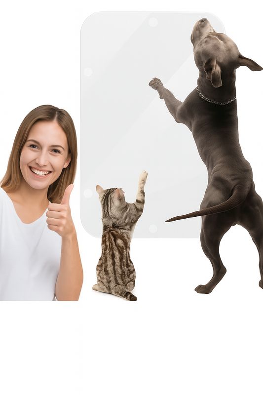 PROTECTO Zestaw 2 sztuk 75 x 50 cm Ochrona drzwi przed drapaniem