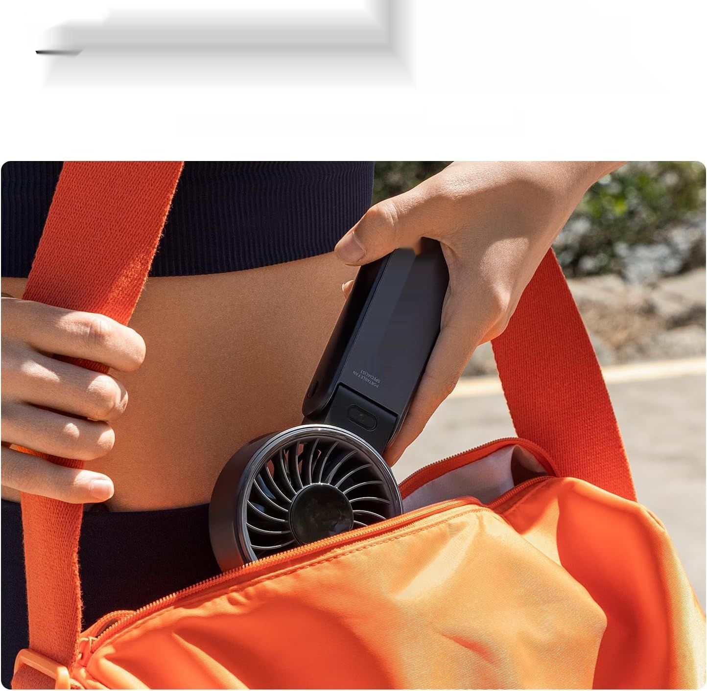 Wentylator JISULIFE Life7, Potężny Wentylator Przenośny z Wyświetlaczem LED