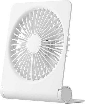 JISULIFE Mały Wentylator Stołowy, Mini Przenośny Wentylator USB