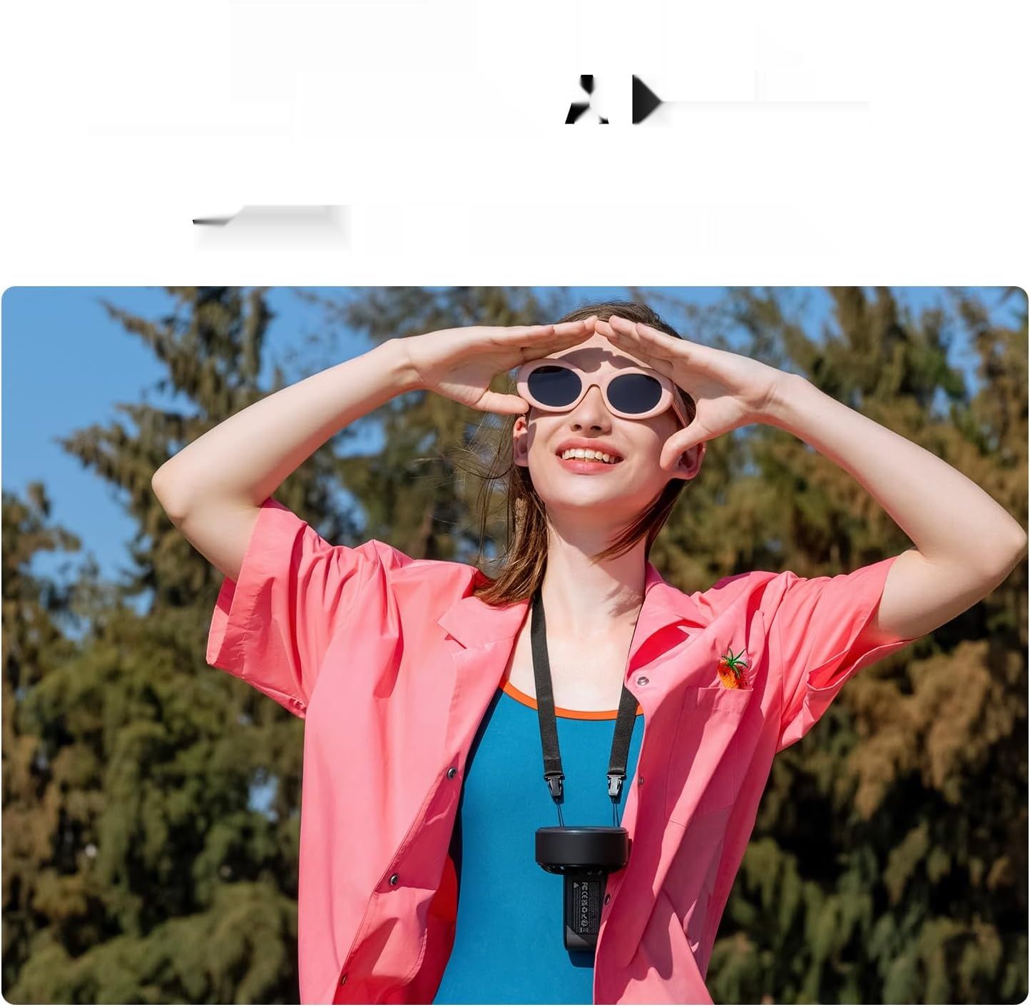 Wentylator JISULIFE Life7, Potężny Wentylator Przenośny z Wyświetlaczem LED