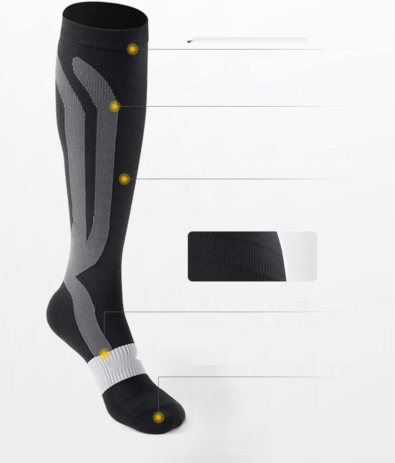 CAMBIVO Pończochy uciskowe Unisex CS11