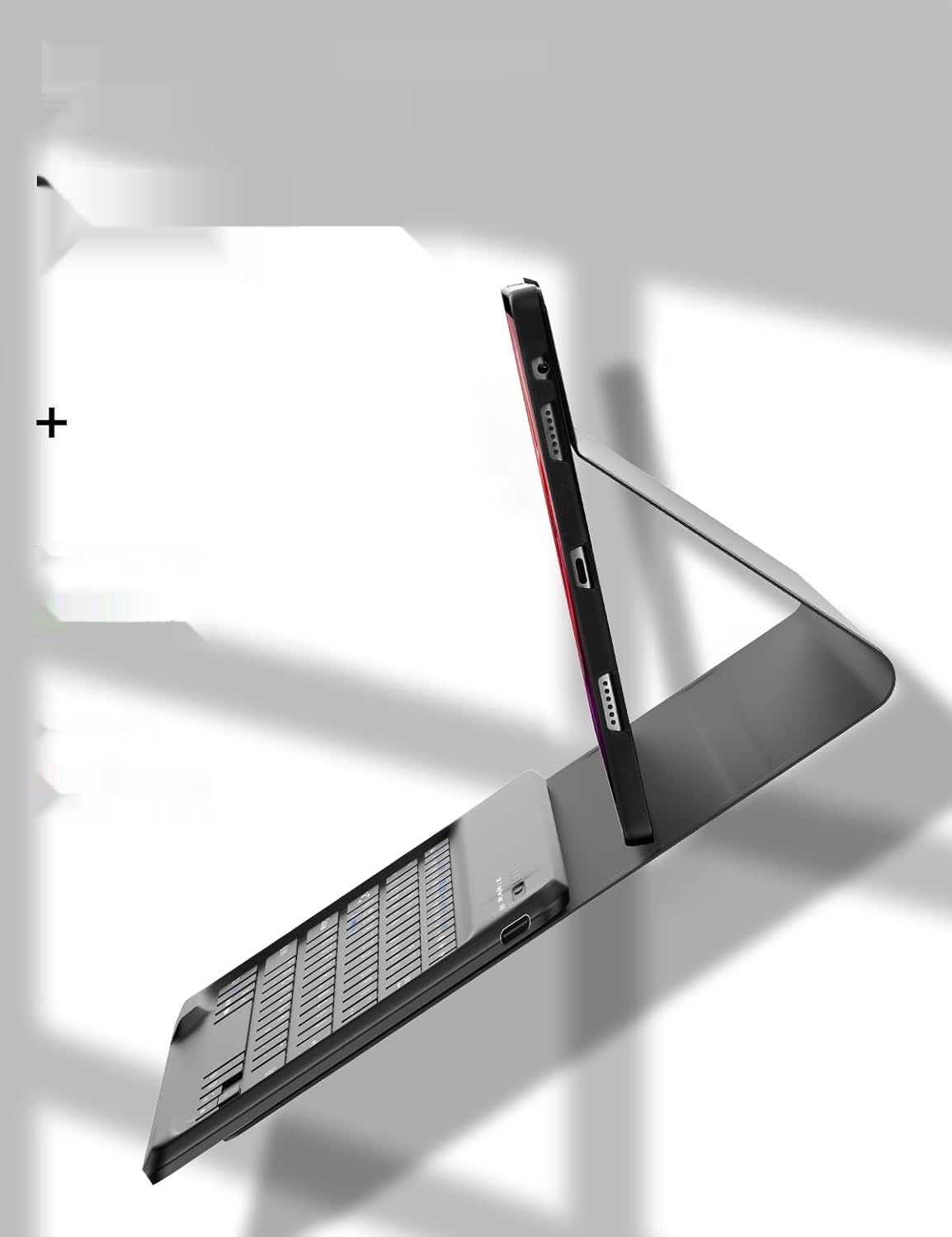 Etui z klawiaturą FOGARI do Tab P12 12,7 cala 2023, czarne