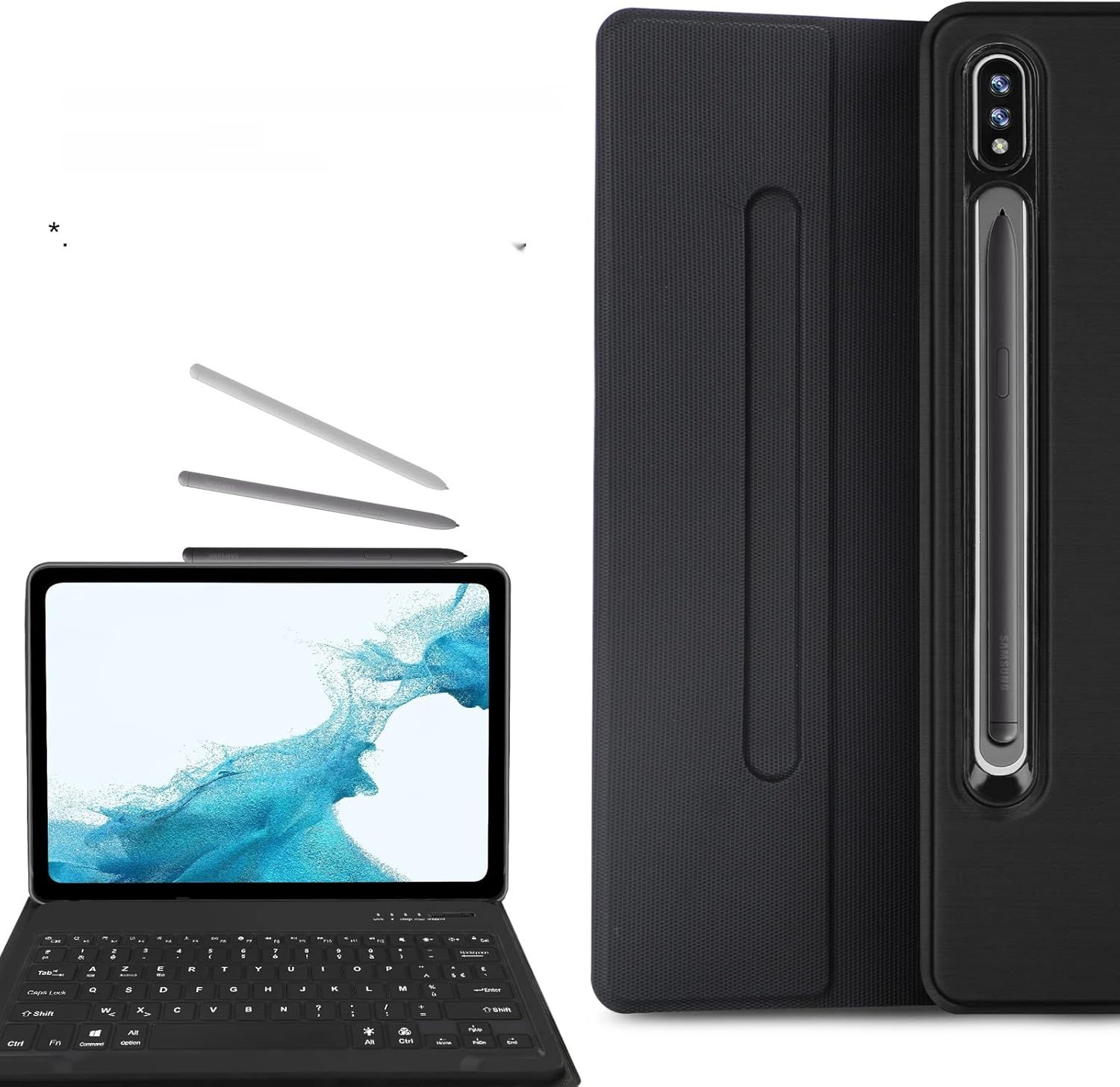 FOGARI Etui Klawiatura dla Galaxy Tab S8 Plus 5G /S7 Plus/ S7 FE